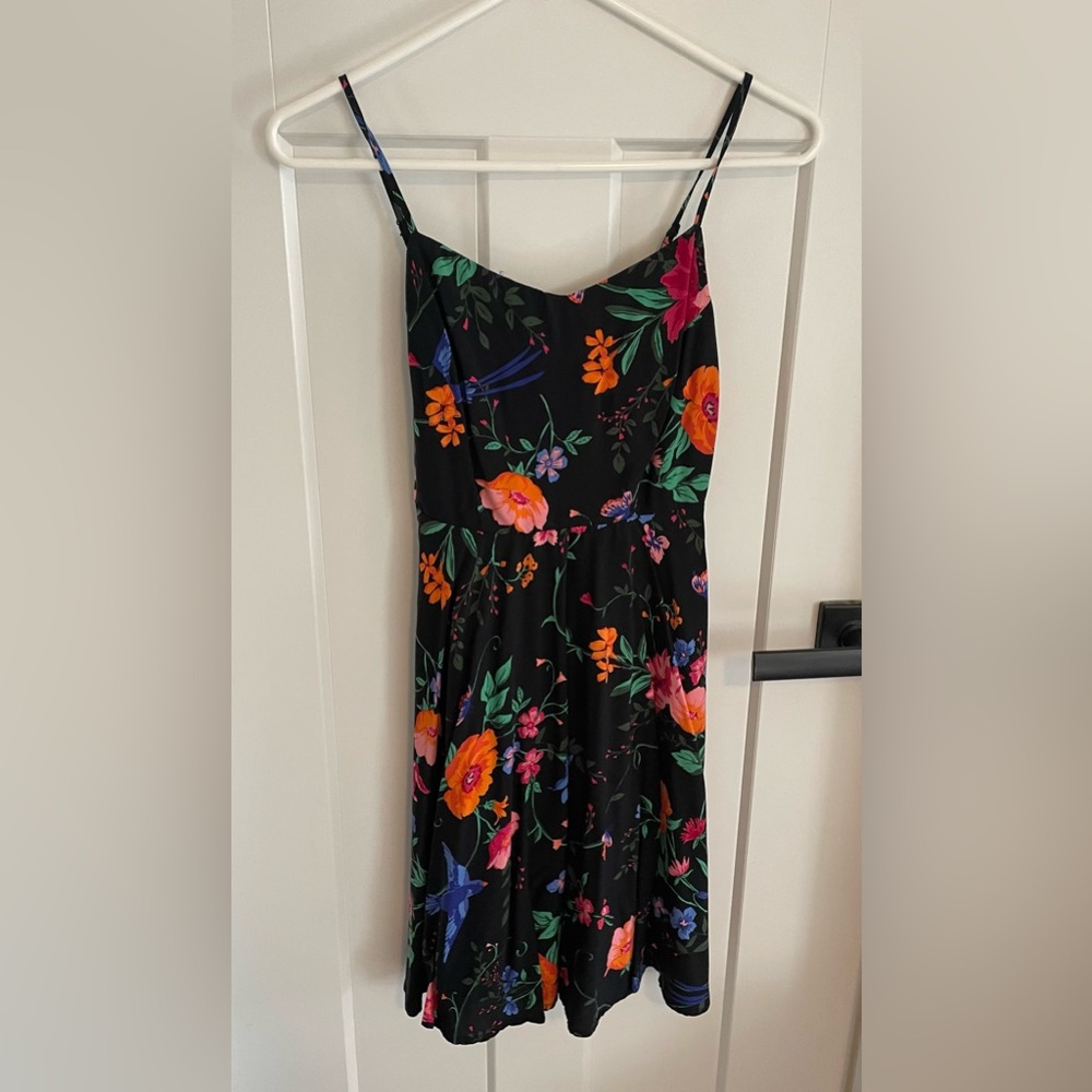 Old Navy Floral Black Dress